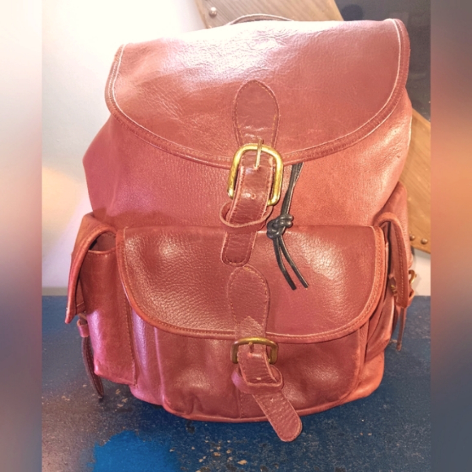 Leather Craft Leather Backpack